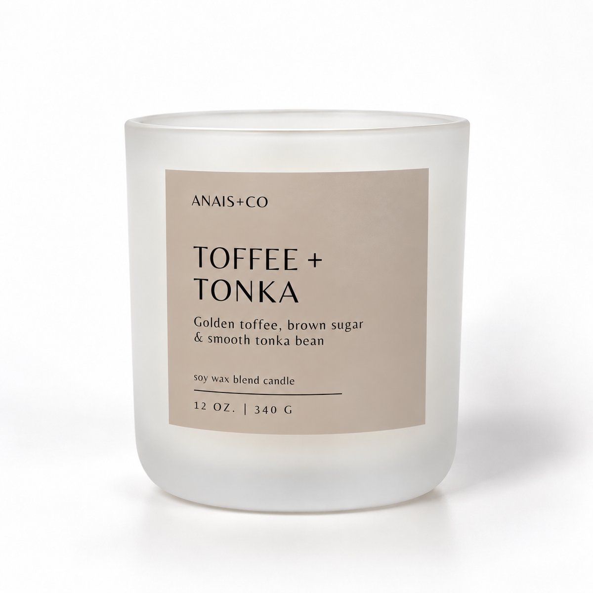 Toffee + Tonka Candle