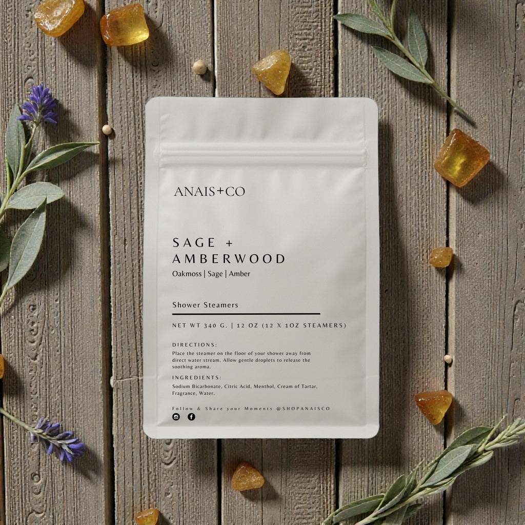 Sage + Amberwood Shower Steamers