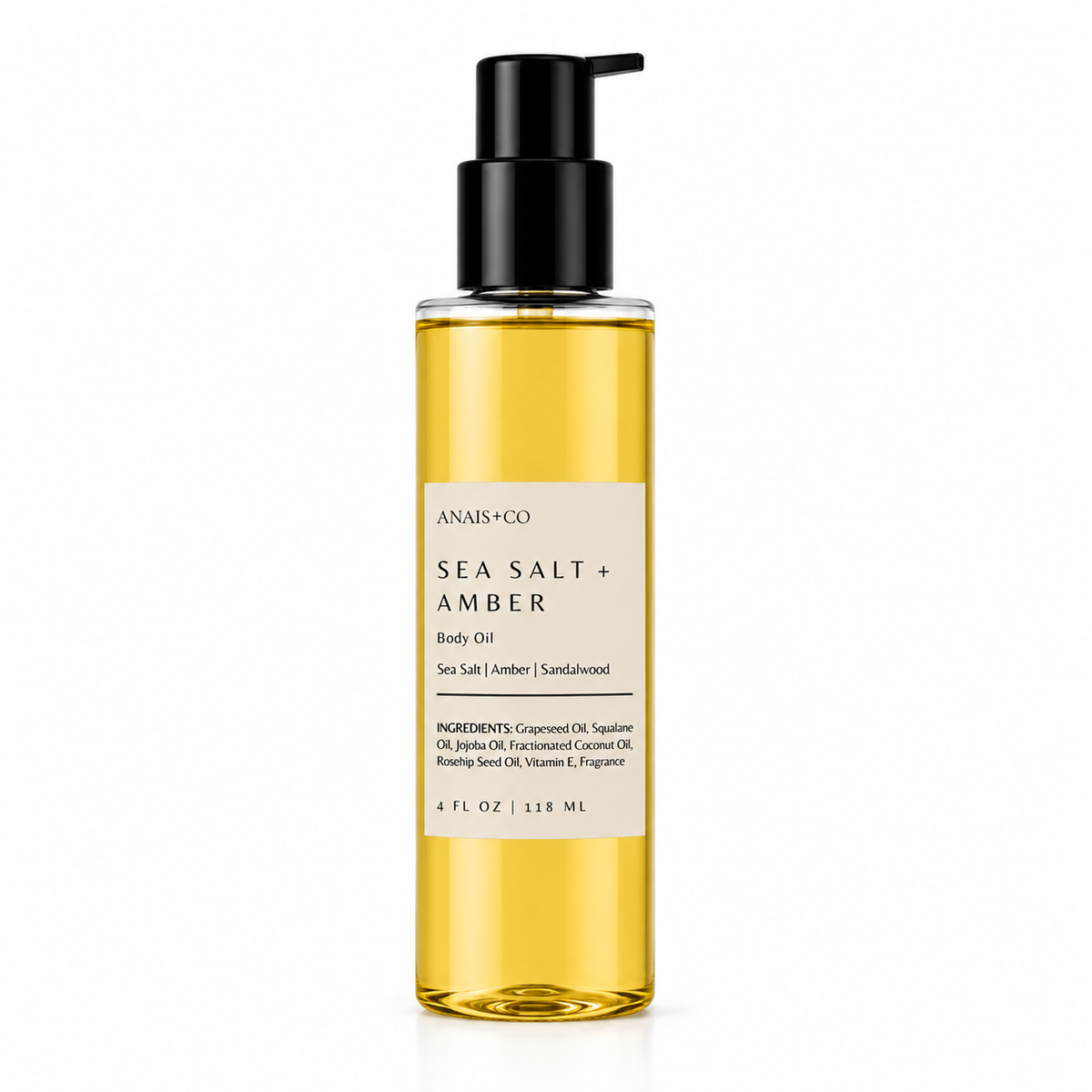 Sea Salt + Amber Body Oil