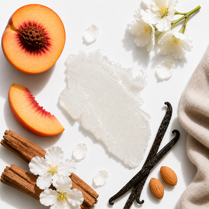 White Peach + Cashmere Body Scrub & Polish