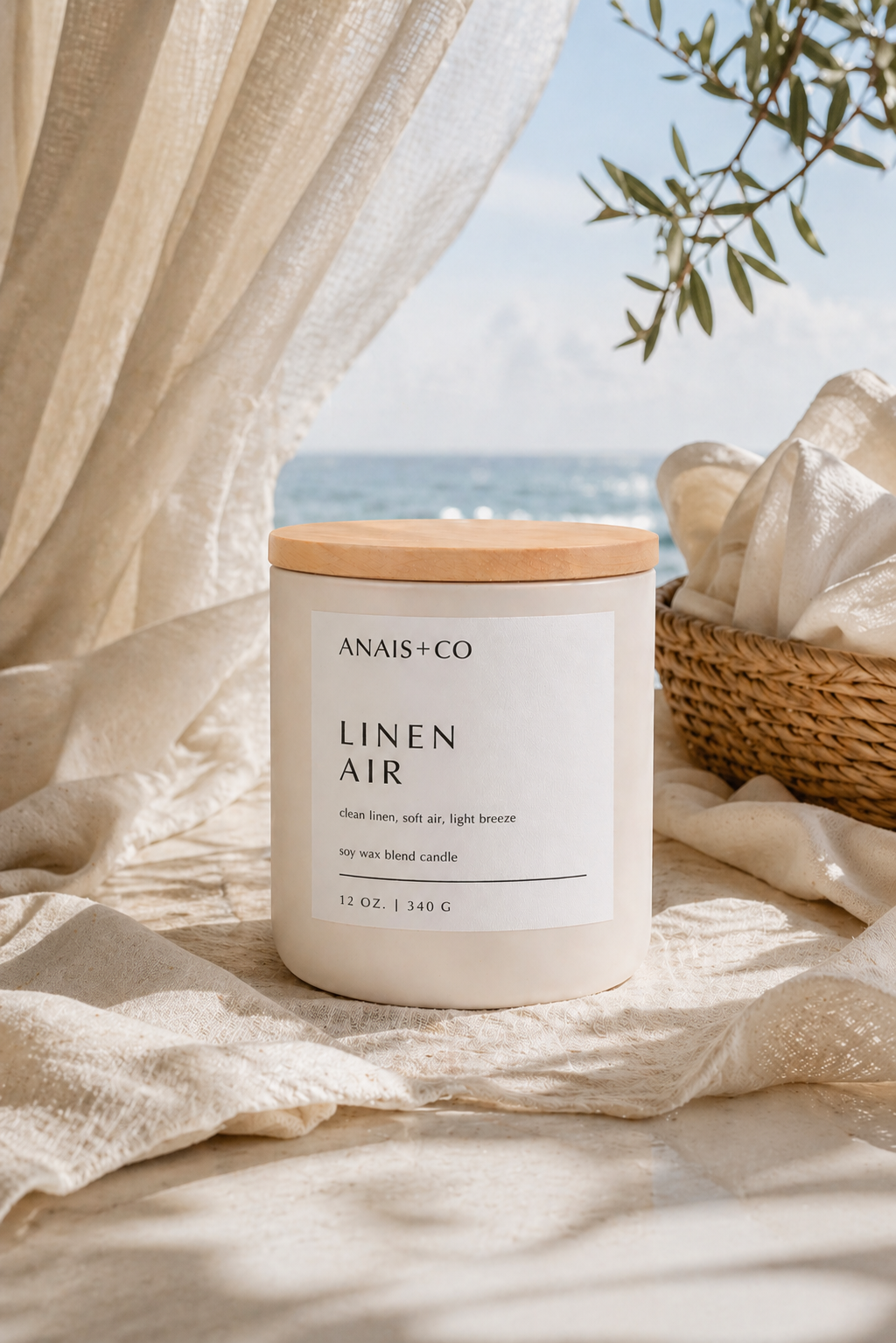 Linen Air Candle