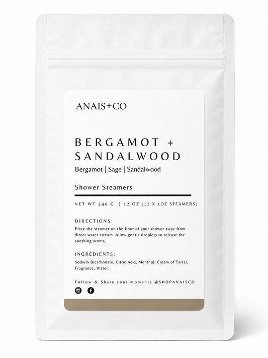 Bergamot + Sandalwood Shower Steamer