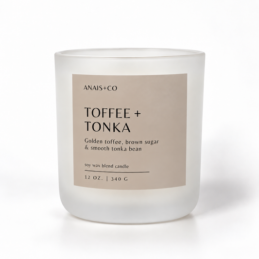 Toffee + Tonka Candle