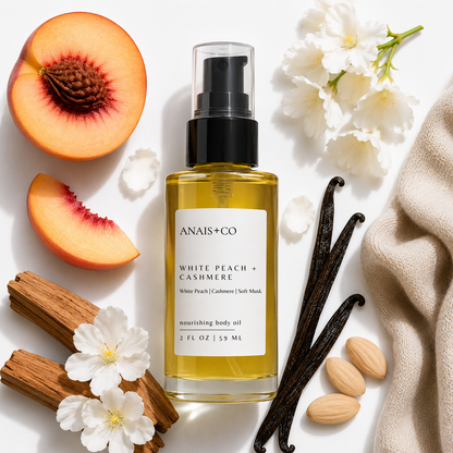 White Peach + Cashmere Body Oil