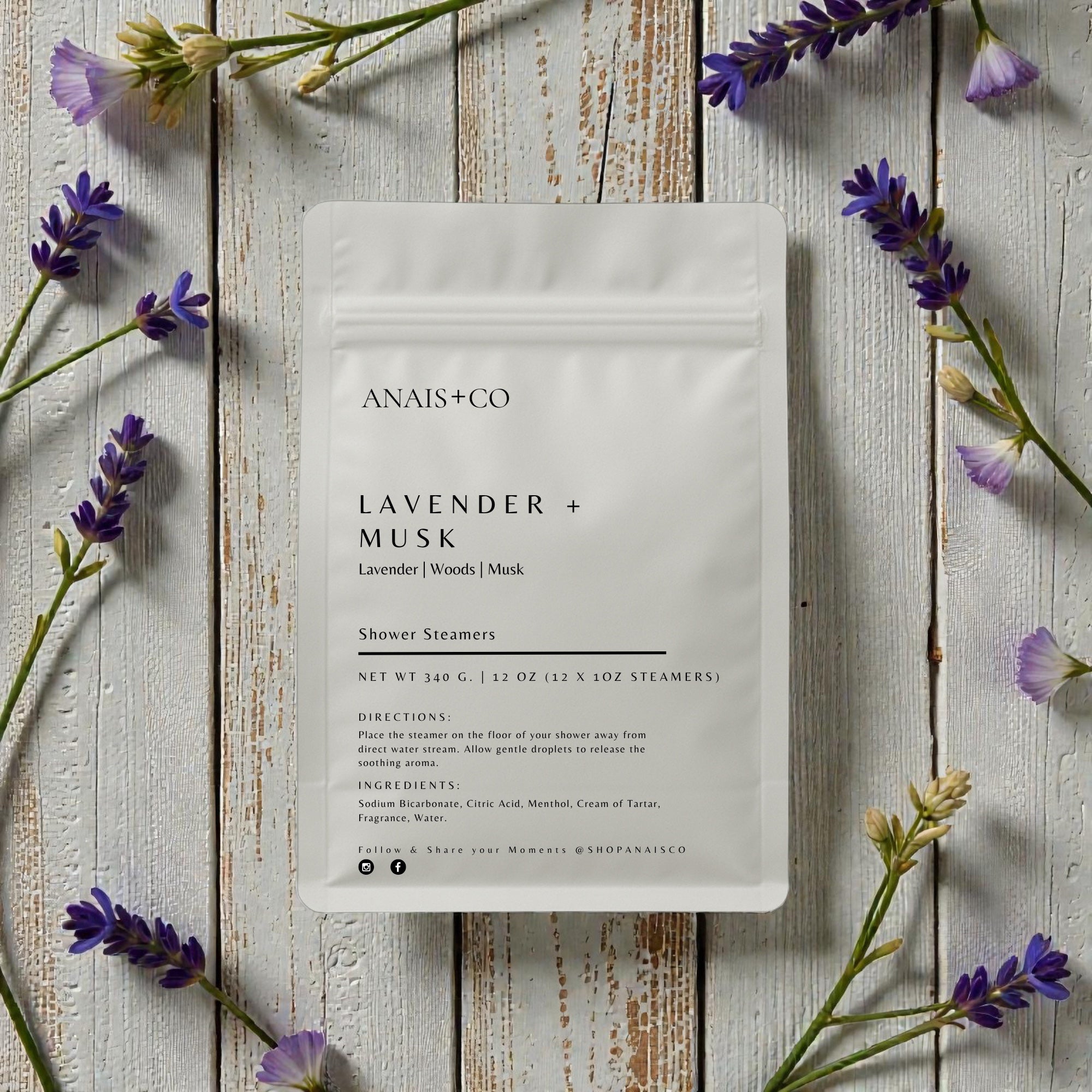 Calming Lavender Shower Steamers – Aromatherapy for Relaxation